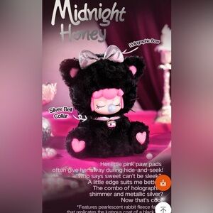 Rolife Nanci Tea Time Kitties Plush
Toy Blind Box - Midnight Honey